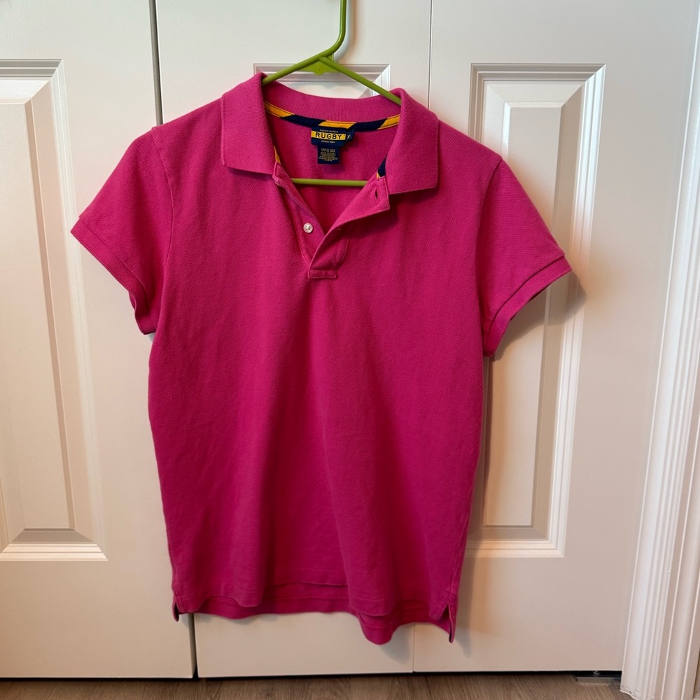 Ralph Lauren rugby brand polo pink